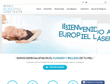 Tablet Screenshot of europiel.com.mx